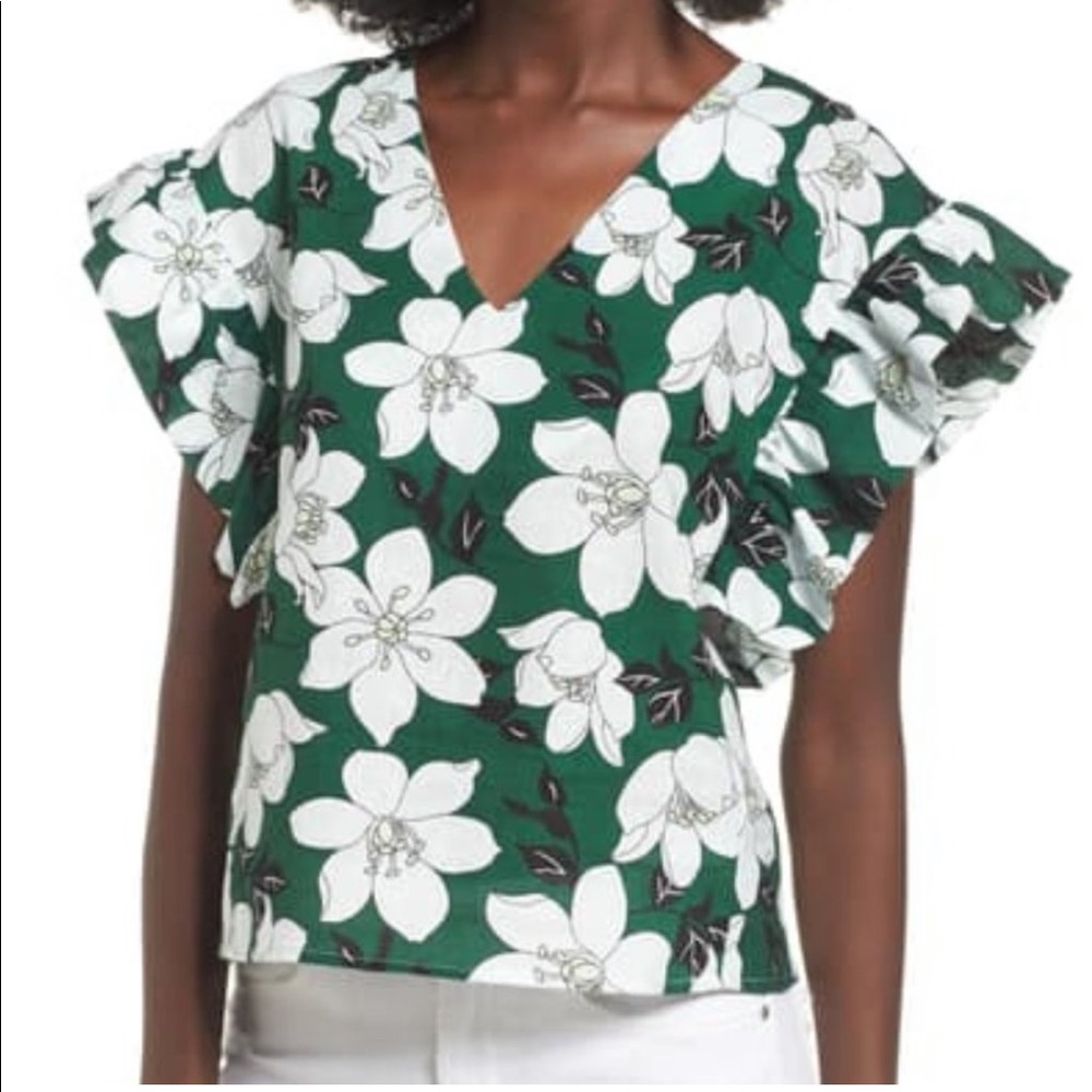 J.O.A. Ruffle top